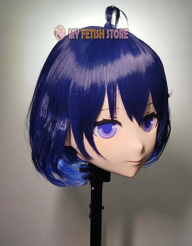 (NFD006)Customize Full Head Quality Handmade Female/Girl Resin Cute Japanese Animego Cartoon Character Kig Cosplay Kigurumi Mask