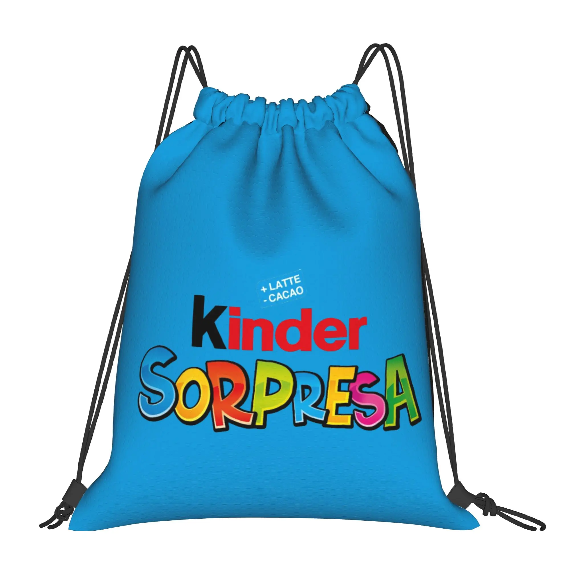 Kinder Bueno 1 kinder  Drawstring Bags Hiking Unisex Storage Organize Bundle Pocket Rope Bag