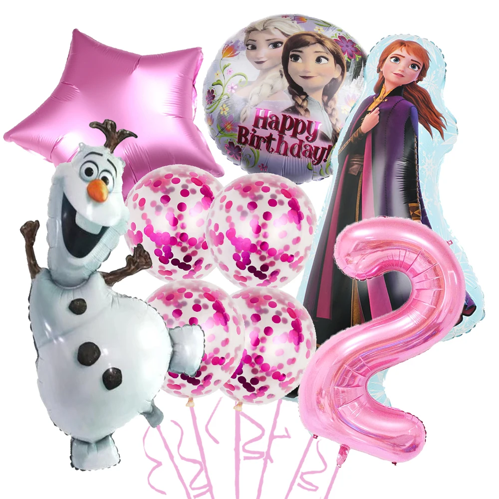 Frozen 18inch Foil Balloons Princess Anna Elsa Olaf Helium Globos Wedding Baby Shower Girl's Birthday DIY Party Decorations