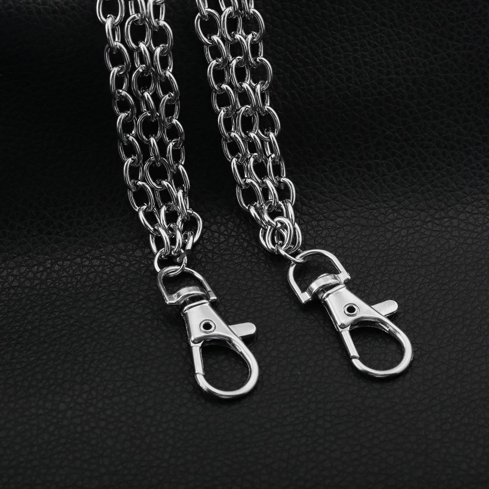 3‑Layer Star Pendant Pants Chain Silver Y2K Jean Wallet Chain Metal Waist Chain Lobster Clasp Streetwear Accessory For Men Women view 3
