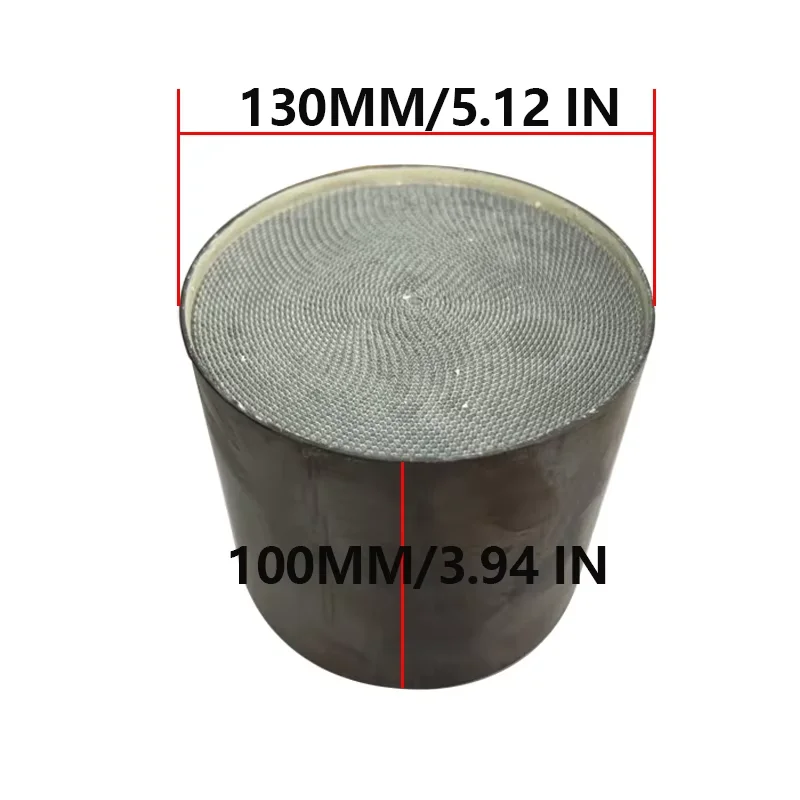 2pcs Universal Catalyst Honeycomb Exhaust Filter Euro 5 130*100mm 400cpsi Matel Catalytic Converter FIT FOR Cars