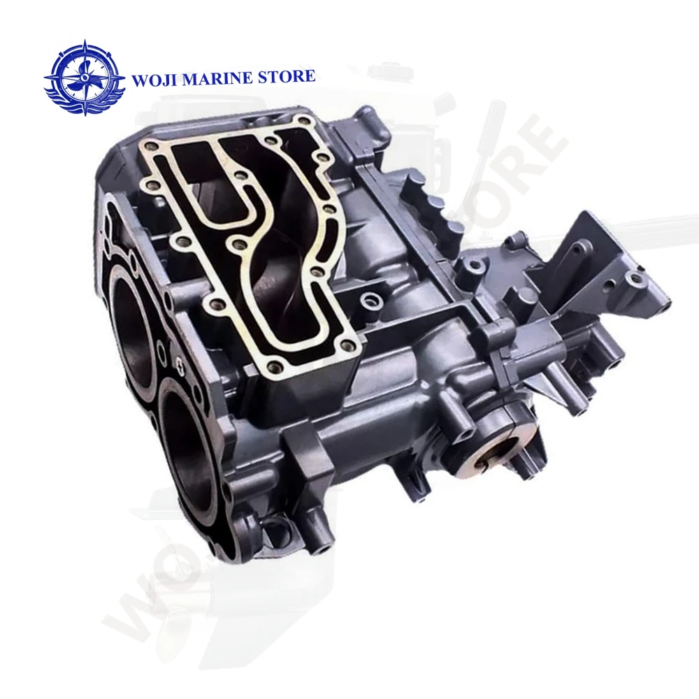 Crankcase Housing for Yamaha 2-Stroke 9.9/15 HP (6B4) Outboard Crankcase Assembly for Parsun T20 6B4-15100-00 E9.9DMH/E15DMH