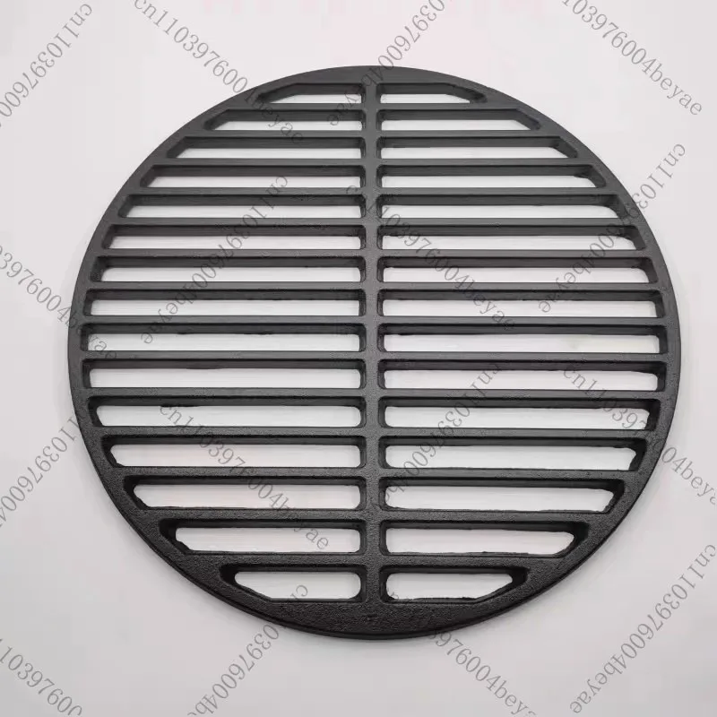 Cast Iron Grill Thickened Grill Uncoated Non-stick Commercial Charcoal BBQ Tools