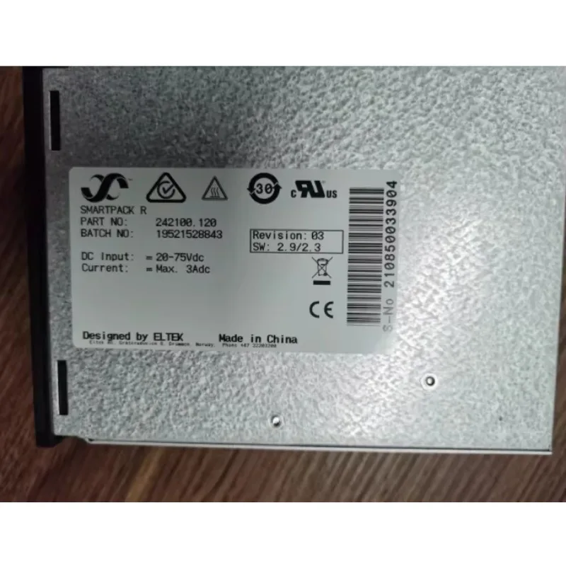 

Best Eltek Smartpack R Controller Monitoring (Part No. 242100.120) With Remote Function For Eltek Power Core Telecom System