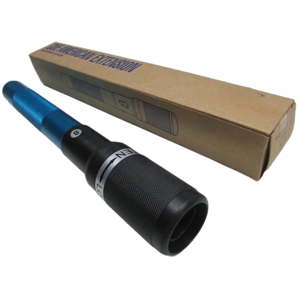 Pool Cue Extender Built with Aluminum Alloy 32cm Length for Reliable Performance in For 8 Ball 9 Ball and Billiards Environments