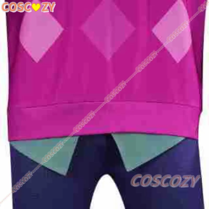 Saja Boys Baby Costume Cosplay Rosa Colletto superiore Pantaloni Cappello Parrucca Set Anime Movie Kpop Demone Costume da bambino Berretto giallo Pantalone Set completo