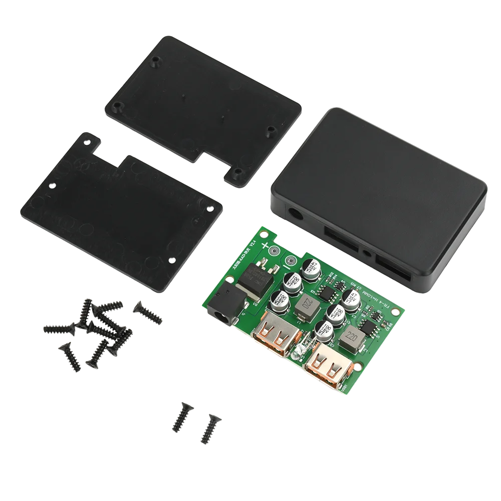 DC 9-30V Dual USB +DC Solar Panel Stabilizer QC Fast Charge Solar Controller Regulator For Mobile Phone Laptop Camera Drones