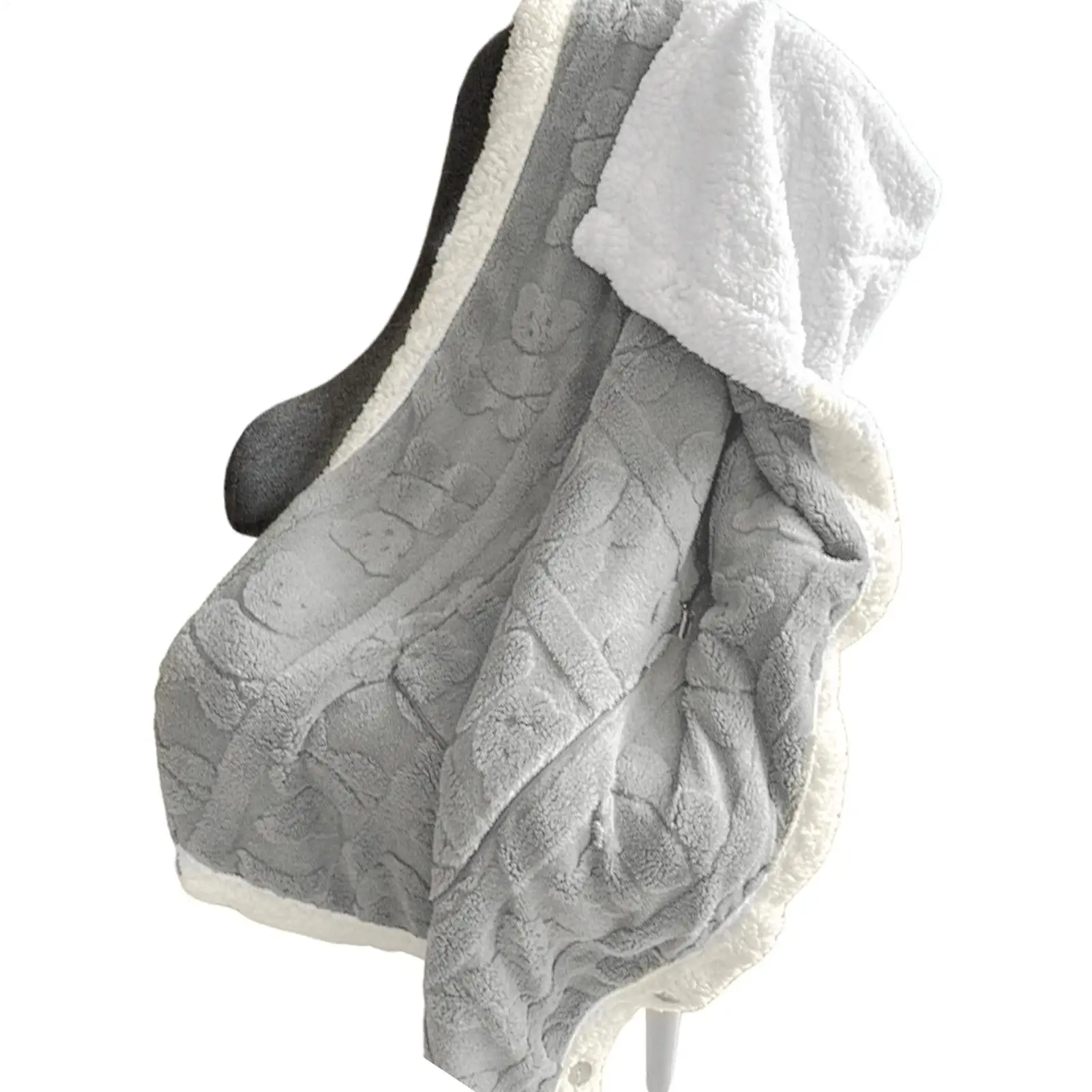 

Blanket Shawl Soft Flannel Cape With Buttons Wearable Blanket Adult For Women Home Work Winter Reading Sofa Bed Couch Chair Nap