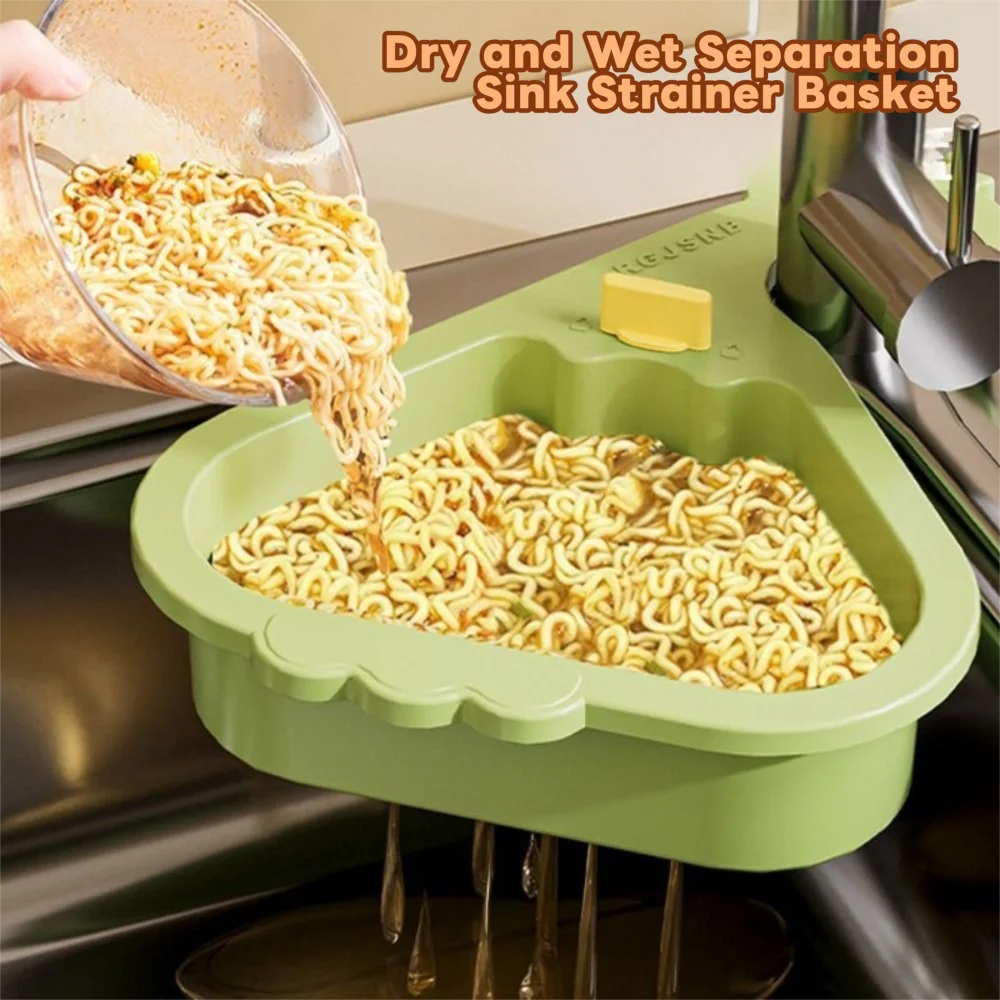 

Многофункциональный подвесной фильтр для раковины, корзина для кухонного сбора мусора, открывающаяся нижняя крышка, сепаратор остатков пищевых продуктов, жираф