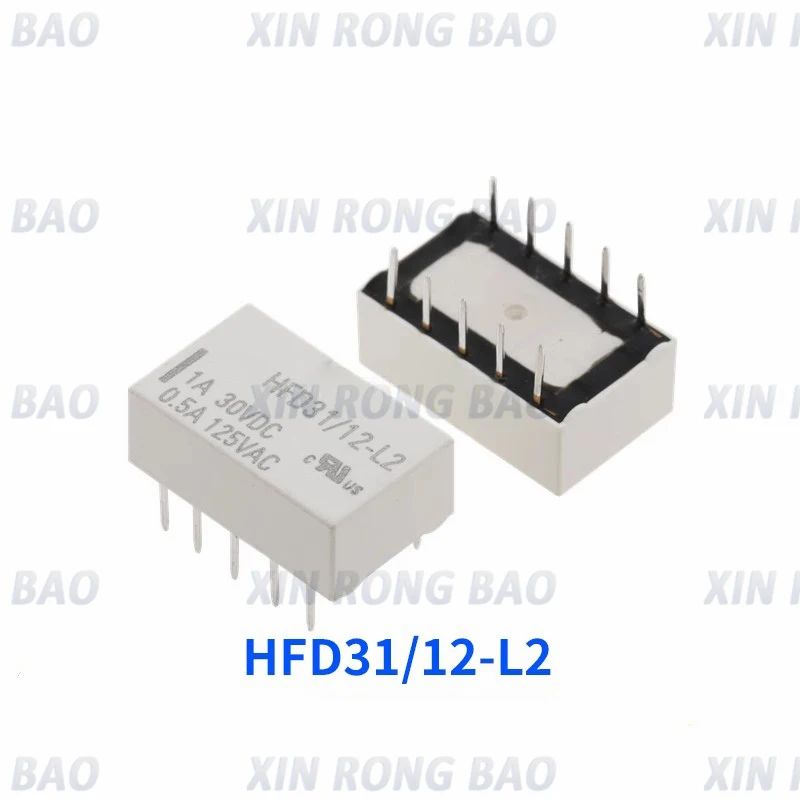 5PCS/lot HF Relay HFD3/5 12 24-L1 HFD3-5-L1 HFD3-12-L1 HFD3-24-L1 2A 5V 12V 24V 8pin Replaceable TX2 -5 12 24V Signal relay