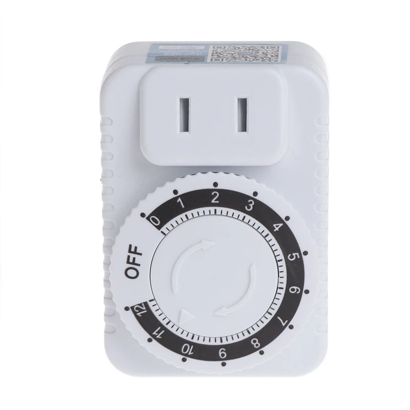 12 ชั่วโมงพลาสติก Cyclic Timer ตัวจับเวลาครัว Outlet Loop Universal Timing