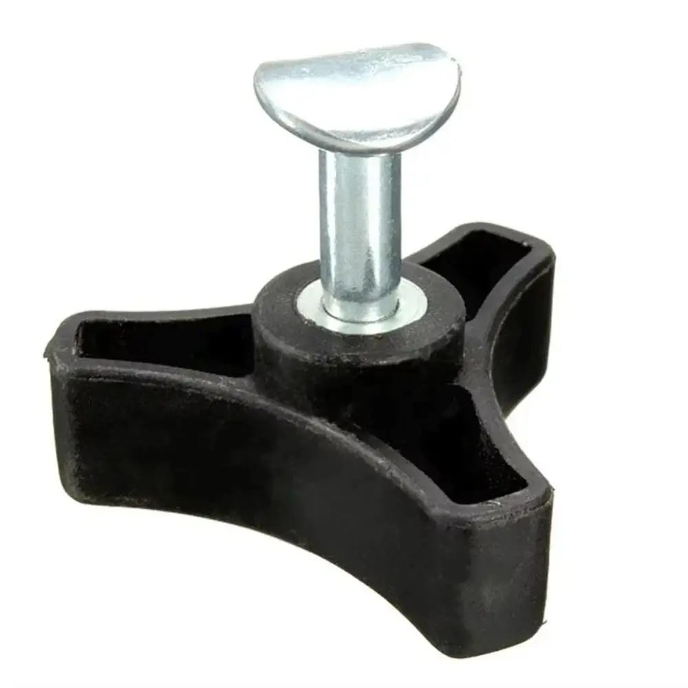 2Pcs Plastic and Metal Lawn Mower Handle Knob Metal Bolt Silver Nut Black Bolt Nut and Bolt Screw Set Plastic Nut