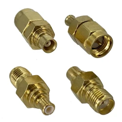 1pce Adapter SMA to MCX Male plug & Female jack RF Coaxial connector Wire Terminals