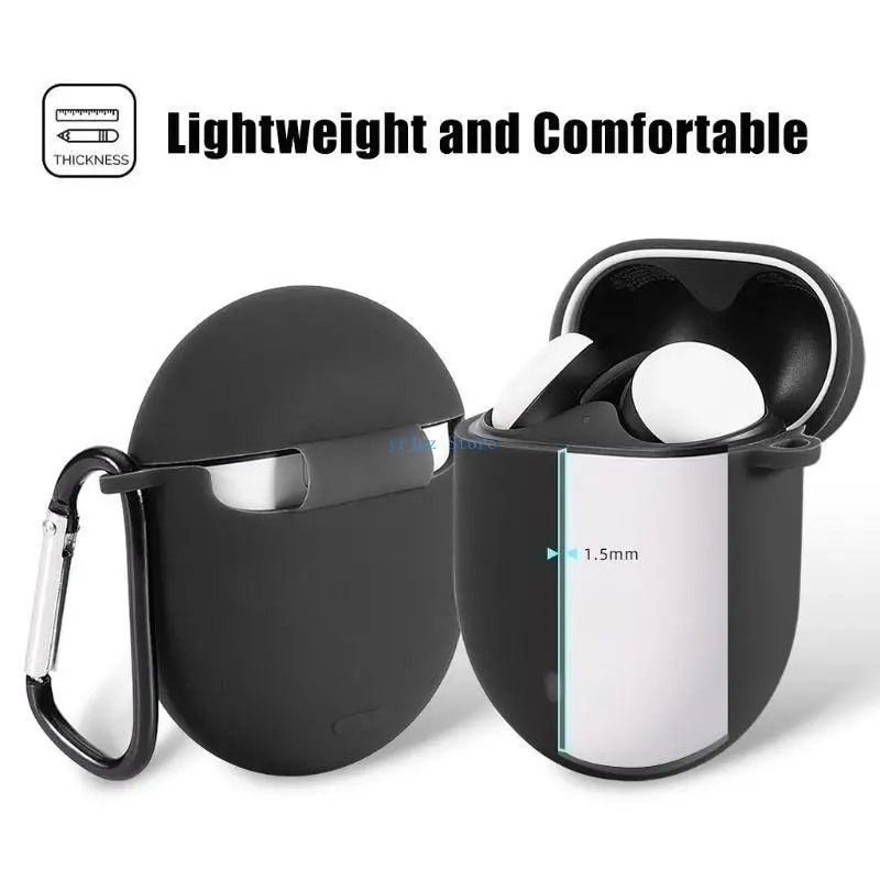 

583D Suitable for Google Pixel Buds 2 Shockproof Wireless Earset Sleeve Impact-resistant Housing Antidust Washable Soft Cover