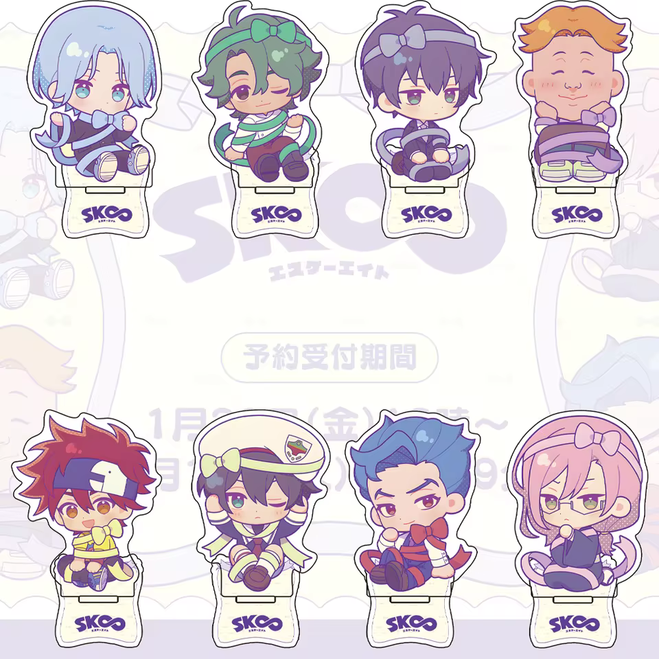 New Anime Keychain SK8 the Infinity acrylic Home Desk Decorate Cosplay Costume Key Tags Backpack Pendant