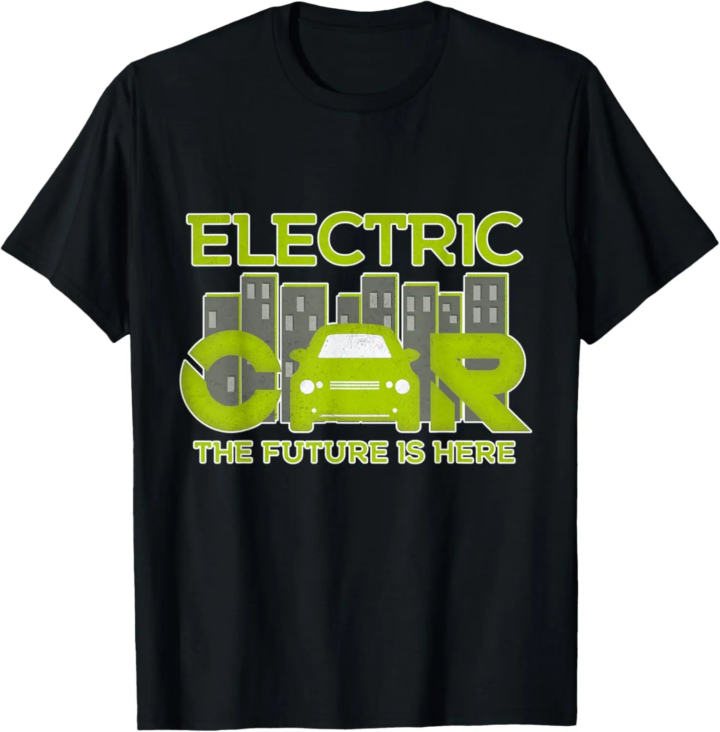 السيارات الكهربائية - المستقبل هنا تي شيرت E-Car Driver EV Fan