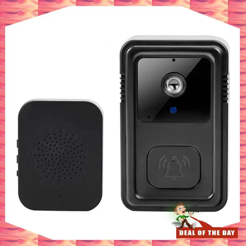 24-Hour Delivery Wireless Wifi Doorbell Camera Video Two-Way Intercom Doorbell Smart Home Voice Change Doorbell Night Vision Cam