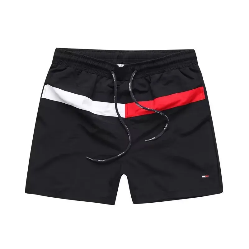 Pantalones de playa informales de secado rápido para hombre y mujer, bordado transpirable, Fitness, entrenamiento de Jogging, deportes de verano