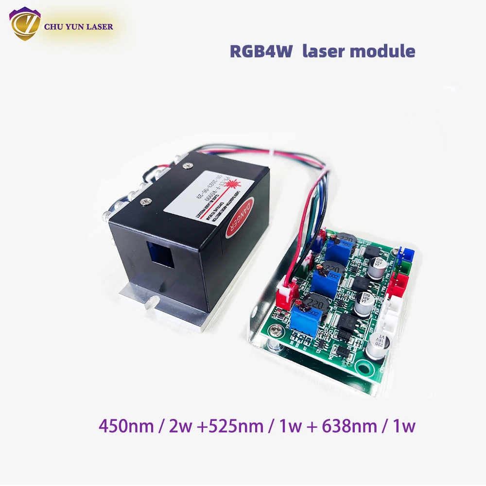 Module laser couleur avec alimentation TTL et ANALOGUE en option, rgb1w 2w 3w 4w 5w