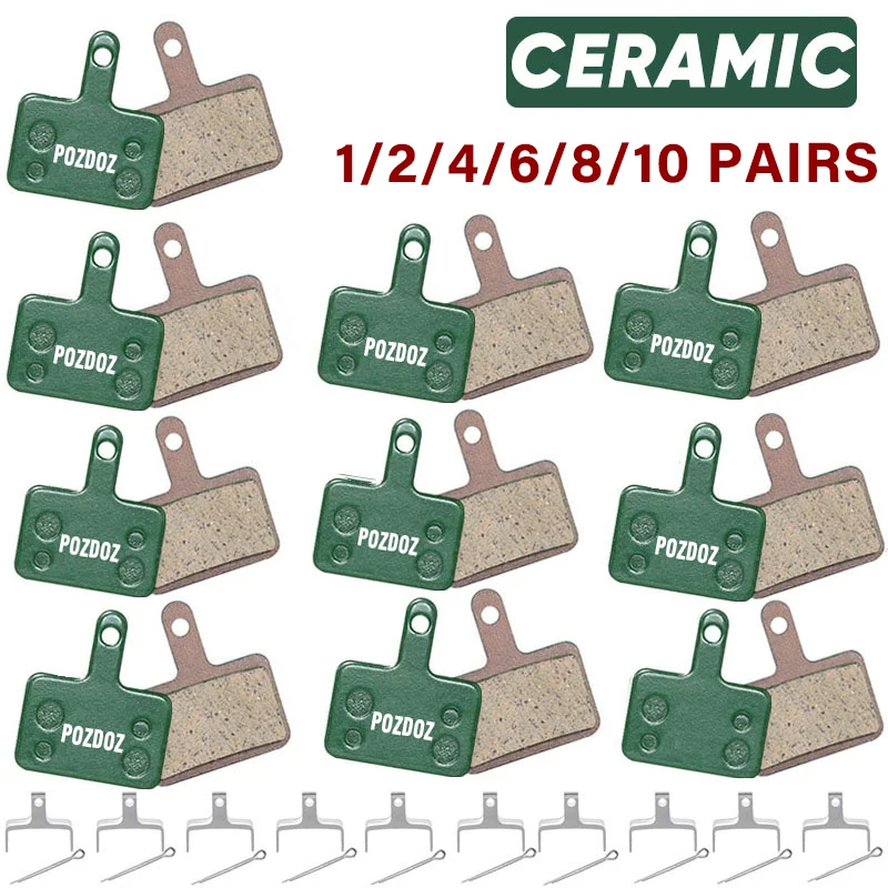 POZDOZ vtt plaquettes de frein de route en céramique pour SHIMANO B01S B05S vélo de montagne plaquettes de frein à disque hydrauliques vélo pièces de cyclisme