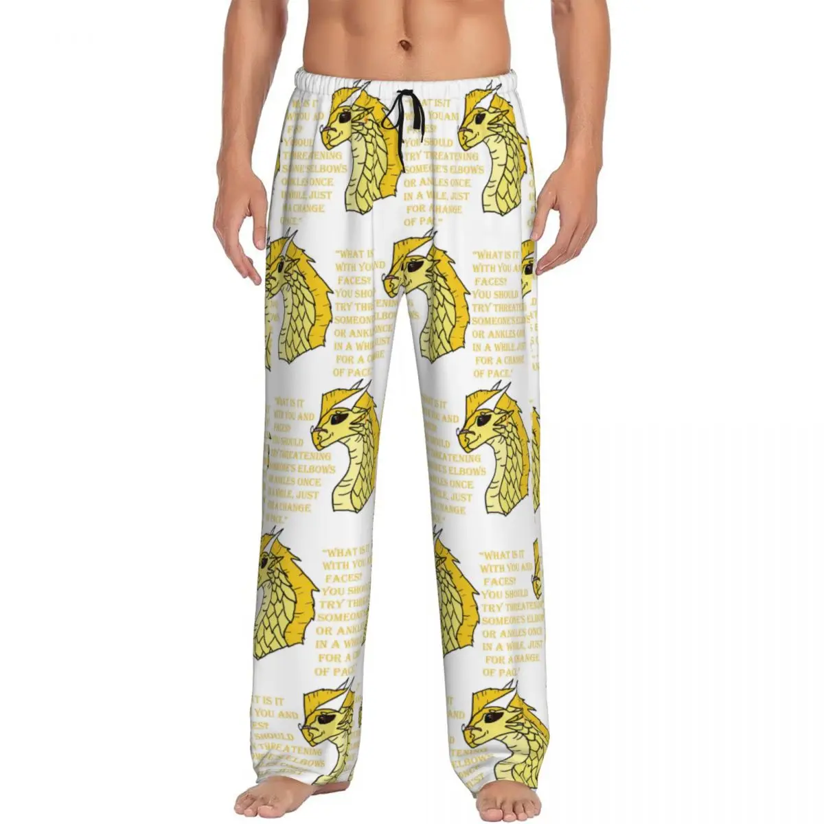 

Изготовленные на заказ пижамные штаны Q Lamun Quote, мужская одежда для сна, штаны для сна с карманами