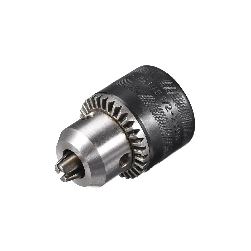 1/2inch-20UNF Chuck Drill Chuck Home Improvement Workshop Use Keyed Three-jaw Design Electric Wrench Converter High Carbon Steel