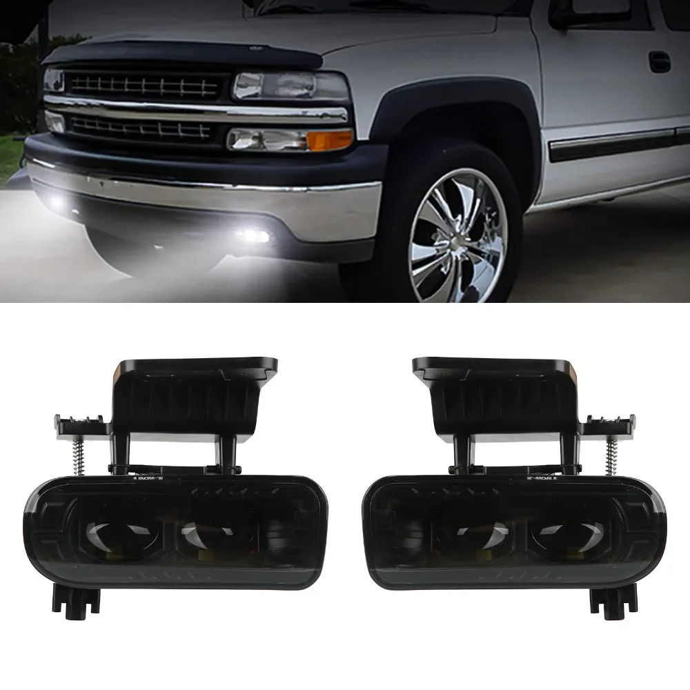 

Светодиодный Противотуманные фары с лампами PC Lens IP67, DC 10 ‑ 24 В, замена для Chevy Silverado 1500 1999 ‑ 2002