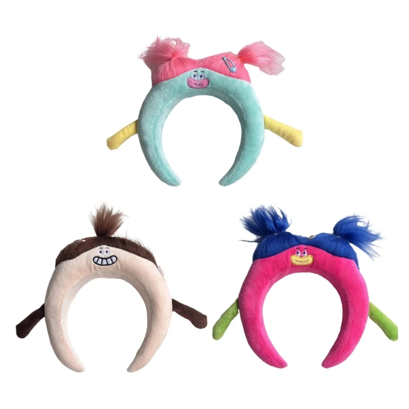 Girls Wide Padded Hair Bands Cartoon Devil for Photo Studios Photo Props