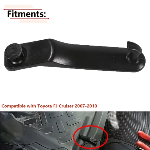 1 шт. внутренний передний напольный ковер с крючком для Toyota FJ Cruiser 2007 2008 2009 2010 годов 58521-35050, автомобильные аксессуары
