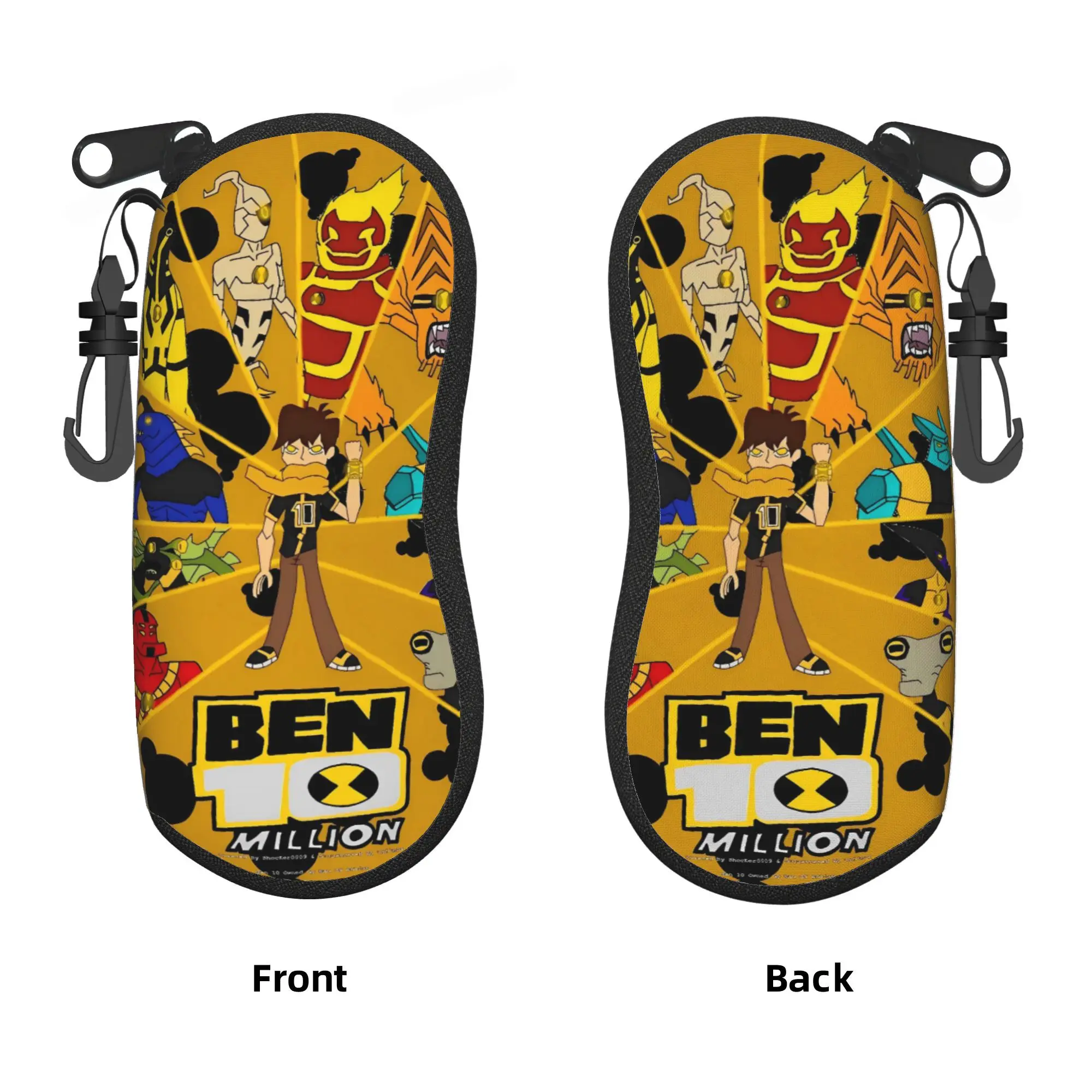 Ben 10 Omnitrix Glasses Case Cover  Print Sunglasses Pouch Soft Pocket Eyeglass Protector Unisex Eyewear Accessory
