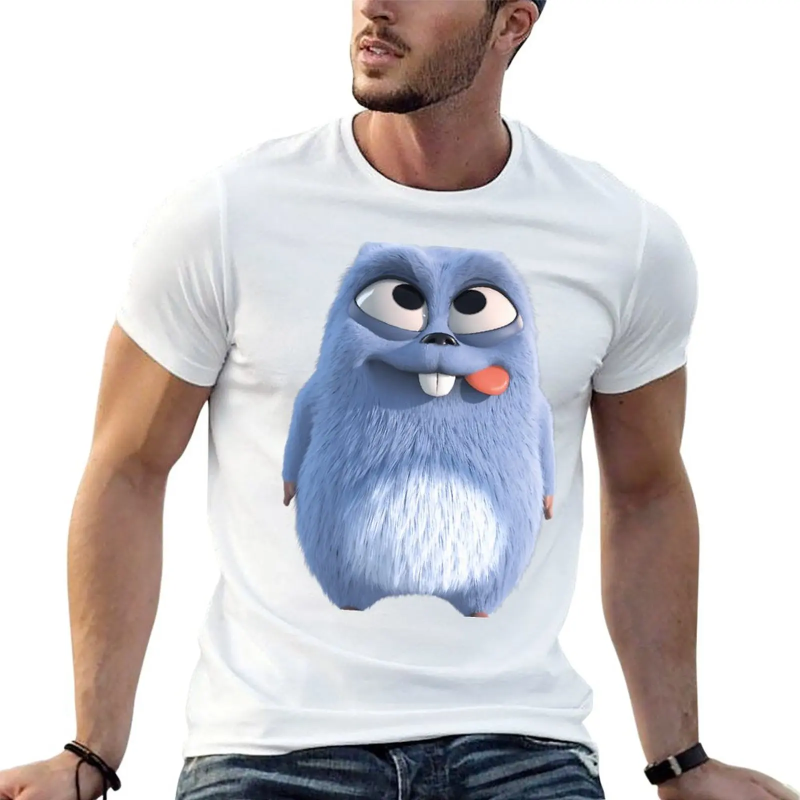 

Happy funny lemming T-Shirt t shirt man designer cotton t shirt man T-Shirt