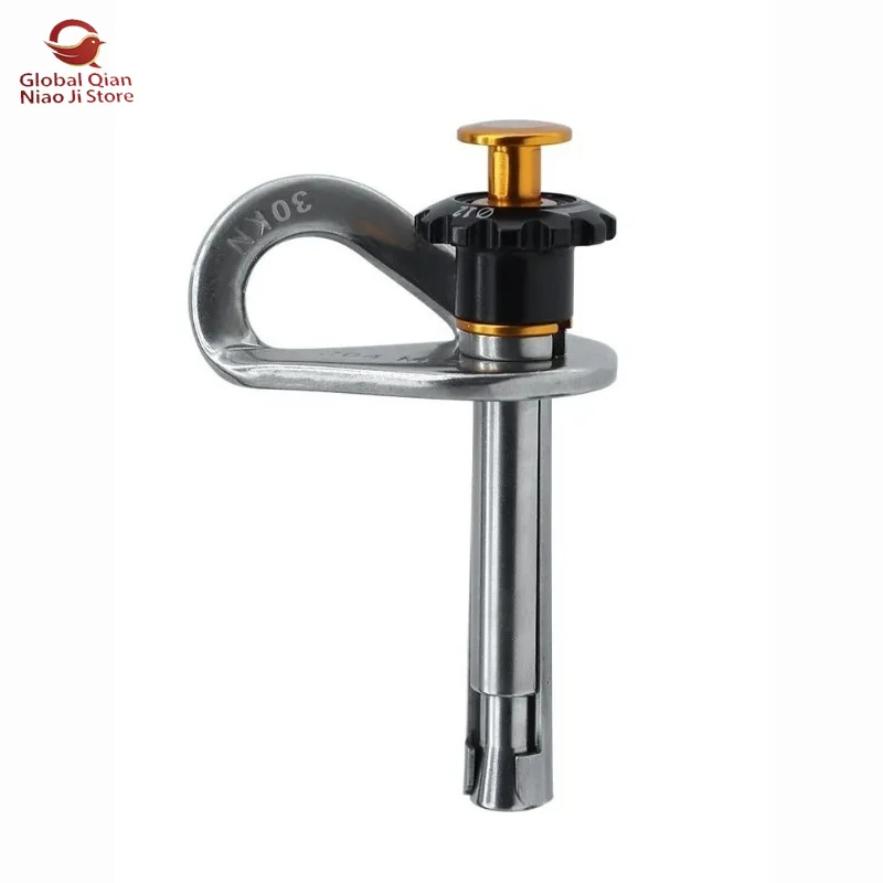Removable Anchor Points, Stainless Steel Rock Bolts and Hangers, Outdoor High-altitude Work, Mountaineering and Rock Climbing
