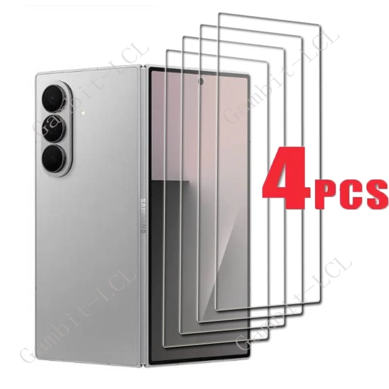 

4PCS Tempered Glass For Samsung Galaxy Z Fold 7 Protective Film ON GalaxyZFold7 Fold7 Screen Protector Cover
