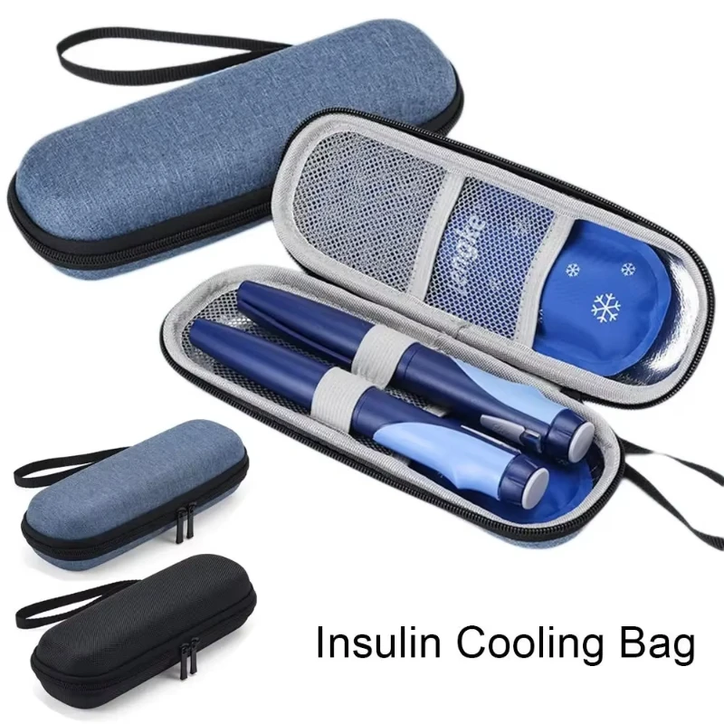 Tragbare Insulin-Kühltasche für Diabetiker Wasserdichte Tasche zur Pillenaufbewahrung Reise-Kühlbox für Medikamente