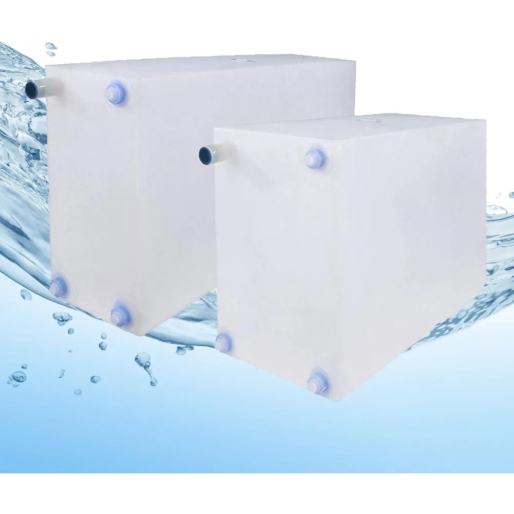 Tanques de agua duales de 10 y 16 galones para camiones de comida: paquete combinado de agua dulce y gris