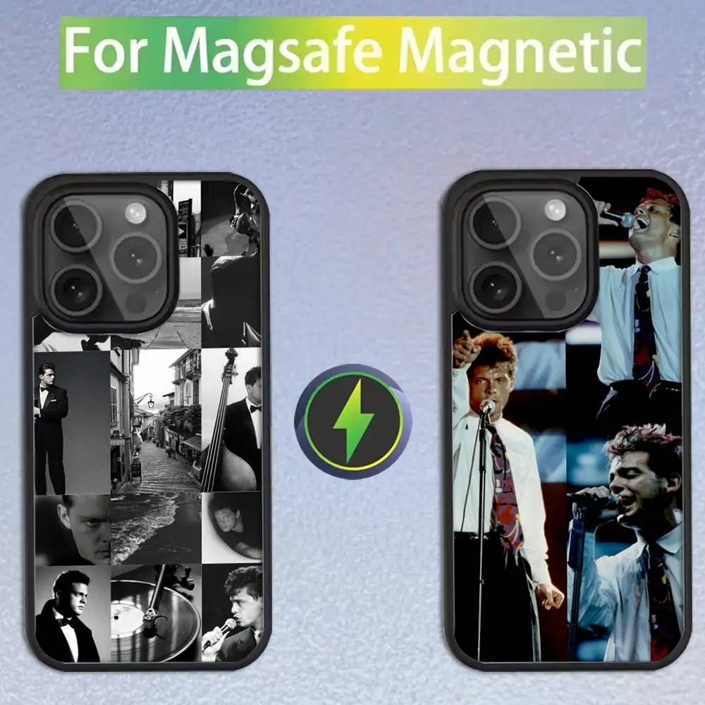 

Singer L-Luis Miguel Phone Case For iPhone 16,15,14,13,12,11,Pro,Max,Plus,Mini,SE Magsafe Magnetic Wireless Charging