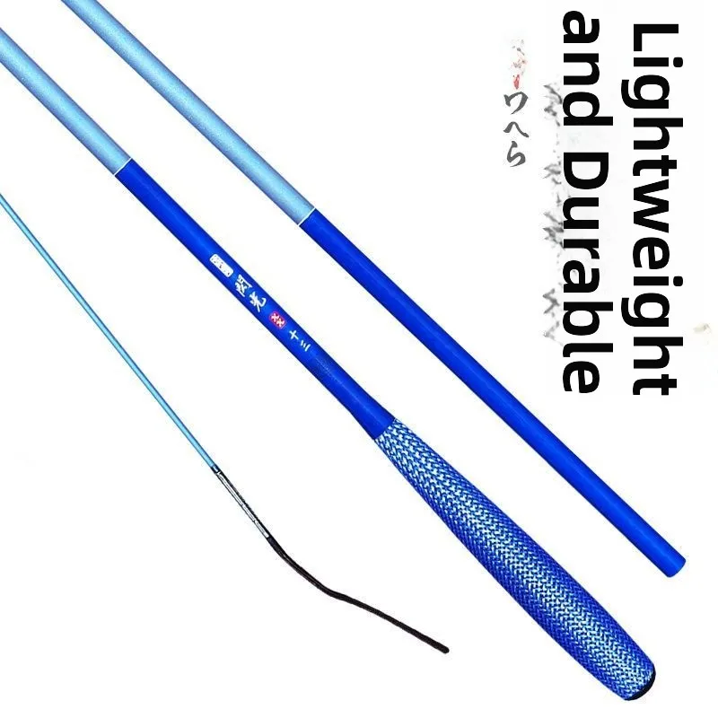 قصبة صيد كربونية خفيفة الوزن للغاية، عصا يدوية مفصلية لامعة للمنافسات، قصبة صيد الكارب فائقة الصلابة، عصا صيد سمك الكارب العشبي