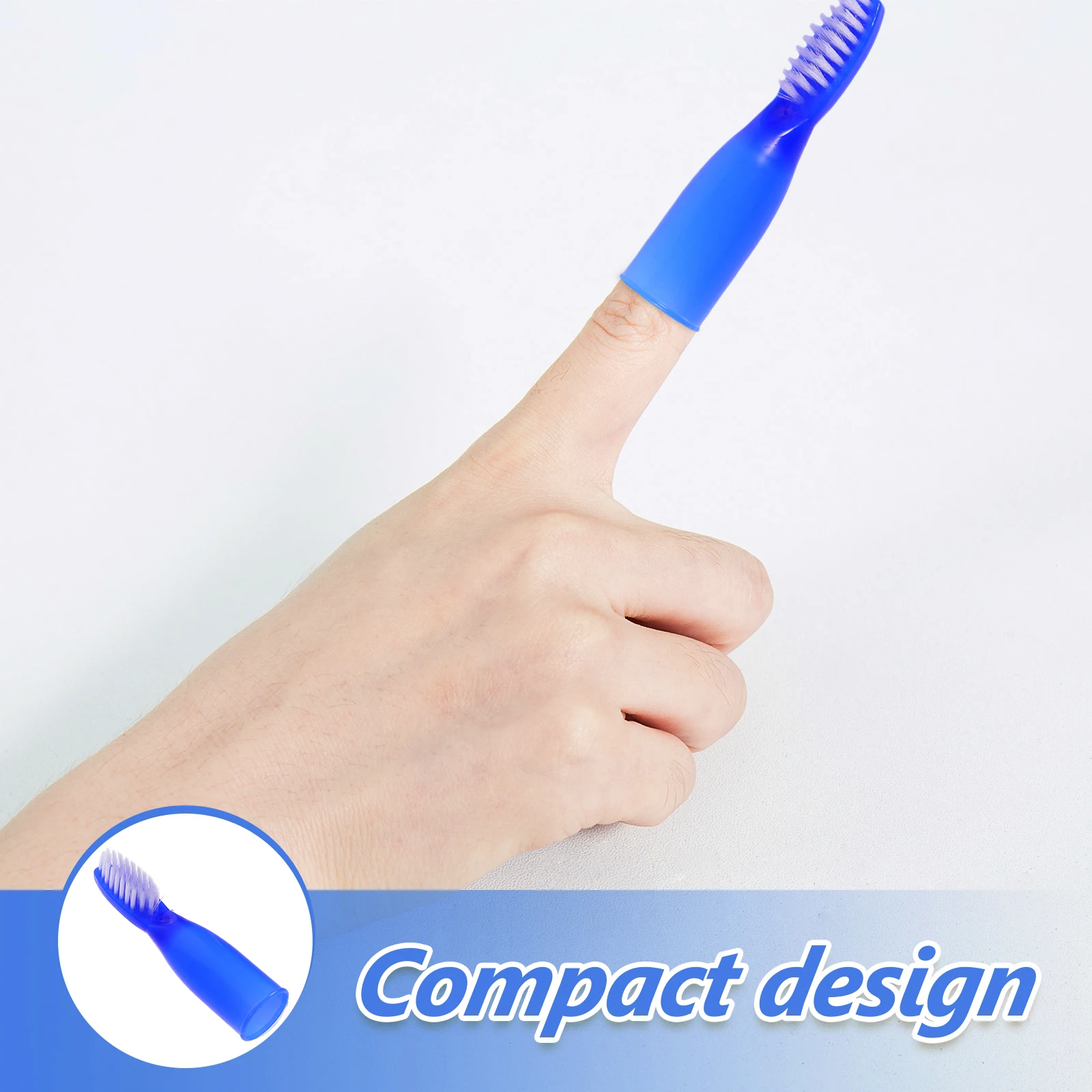 

10Pcs Soft Bristle Prison Toothbrush Short Handle Compact Design Ergonomic Grip Portable Travel Oral Cleaning Brush