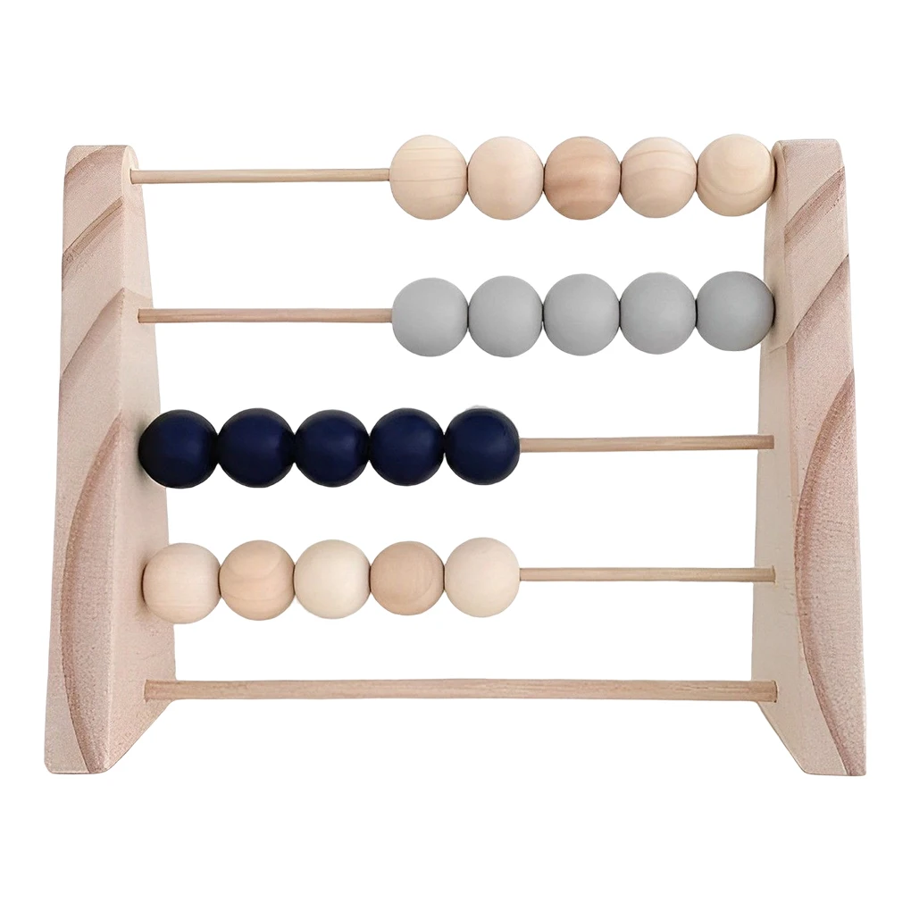 Wood Abacus Toy Interesting Counting Plaything Math Learning Toys