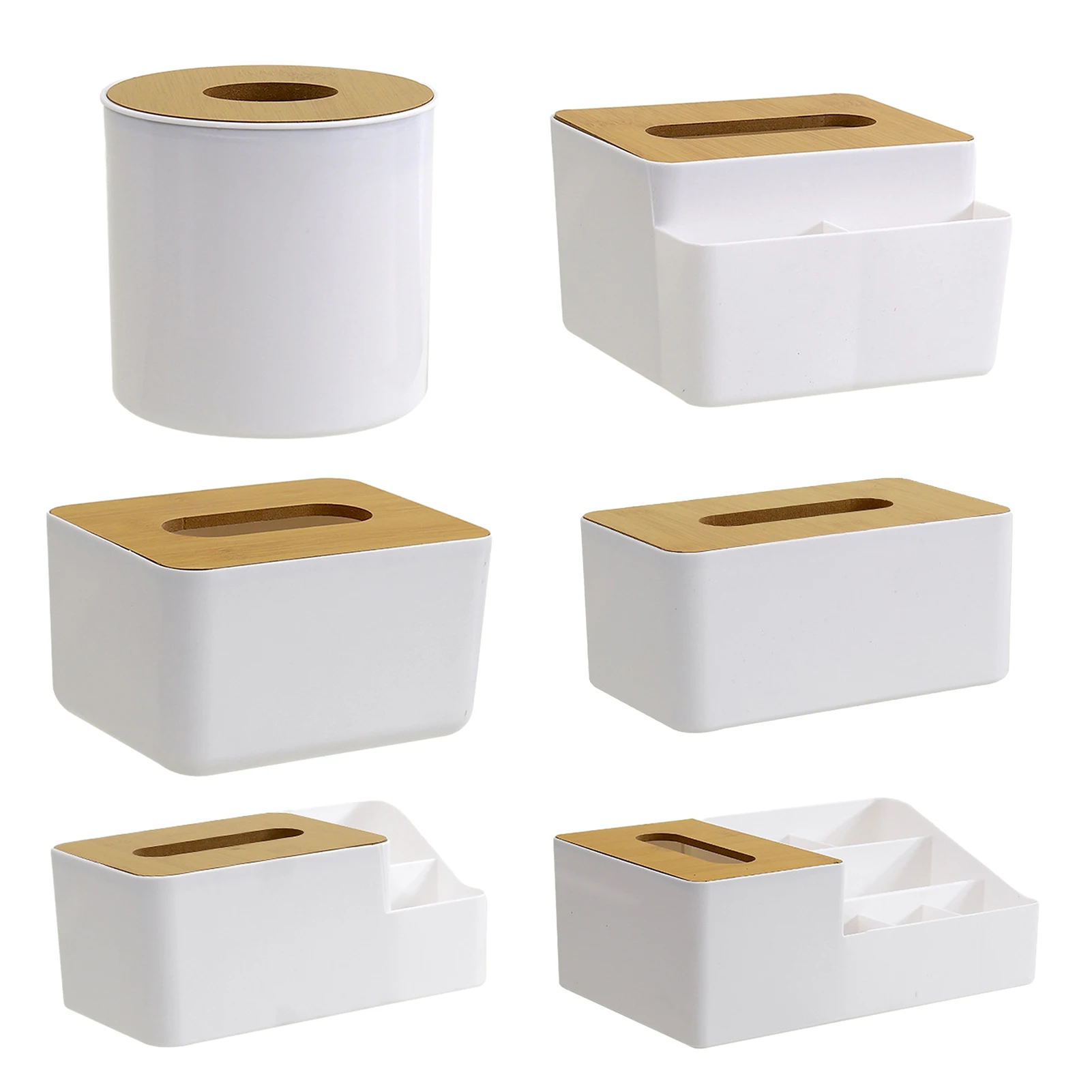 1pcs Japanese Tissue Box Wooden Cover Toilet Paper Box Wood Napkin Holder Case Simple Stylish Home Car Tissue Paper Dispenser