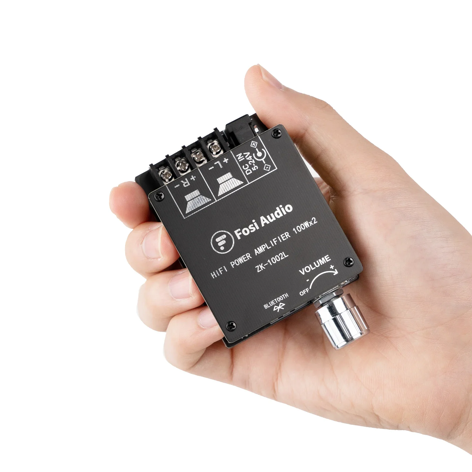 Fo si Audio 2.1 قناة زرقاء 5.0 لوحة مكبر للصوت صوت ستيريو صغير لاسلكي عالي الطاقة وحدة AUX أمبير رقمية لمكبرات الصوت CB
