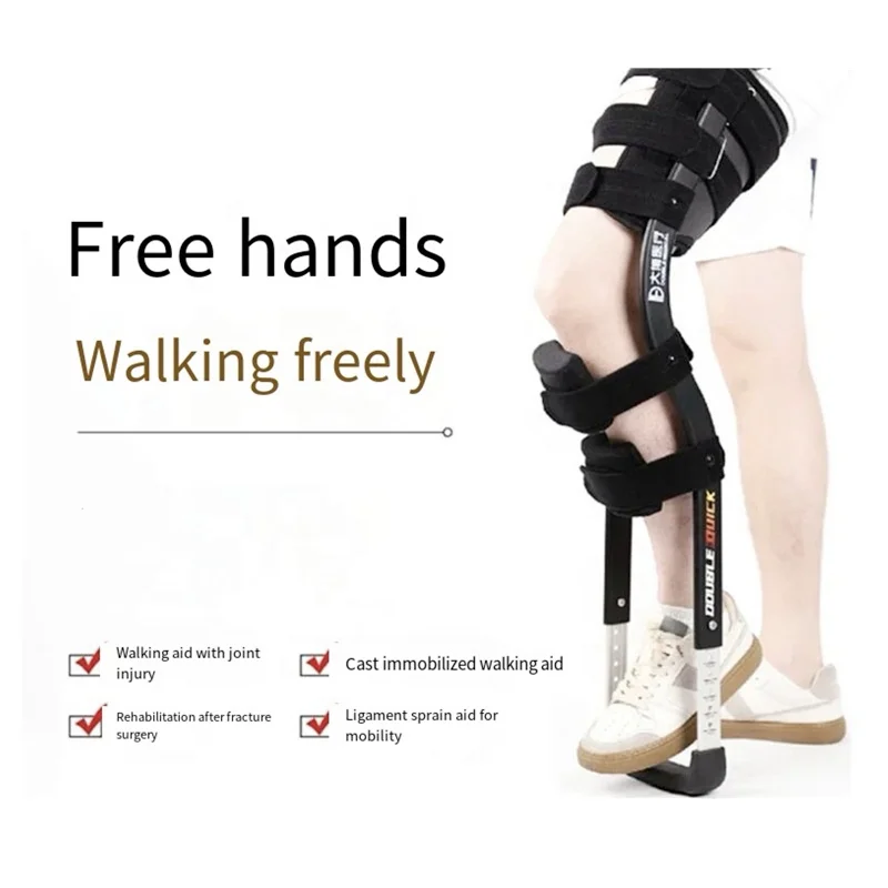 Walking AidMedical Ankle Sprain Portable Lower Leg Fracture Rehabilitation Walking Single Leg Assistive Walking Trainer