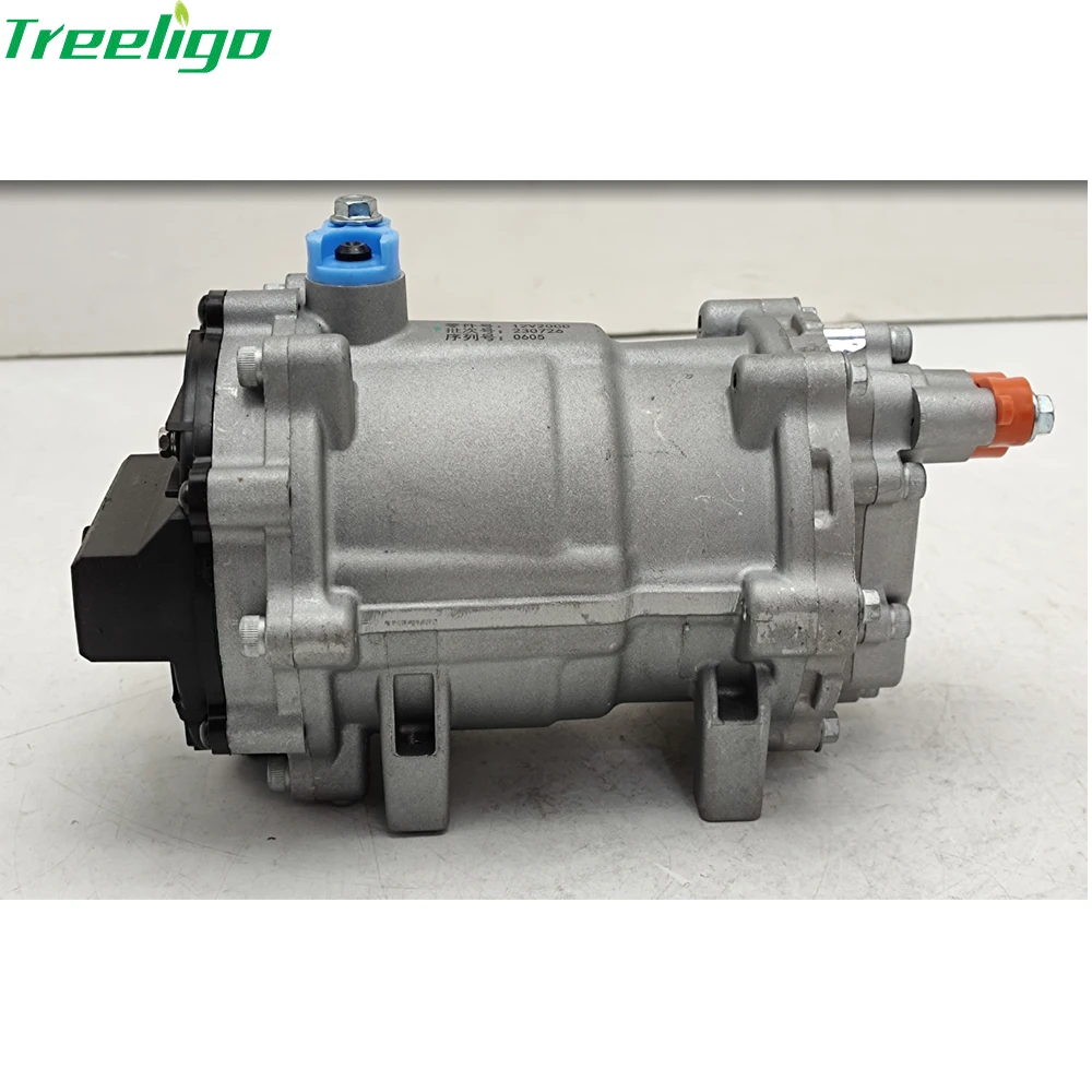 Treeligo New energy 12v electric air conditioner compressor vehicle Electric compressor refrigeration for Car Truck Bus Boat