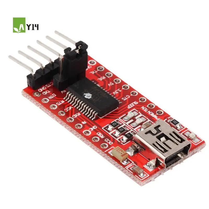 

AY14 -FT232RL Module FTDI USB TO TTL 5V 3.3V Debugger Download Cable To Serial Adapter Module For Arduino, FT232RL
