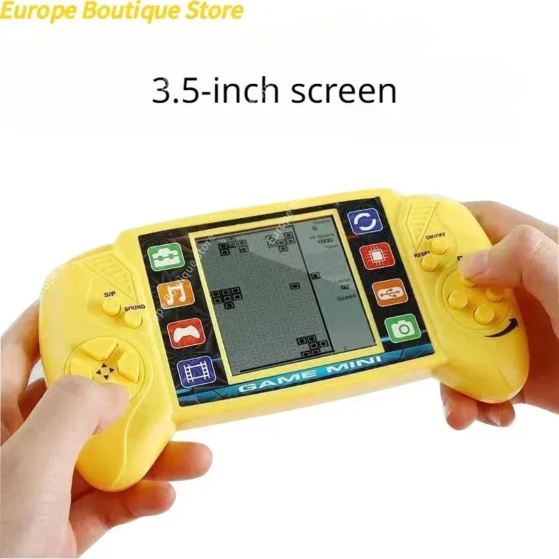 Classic Retro BRICK GAME Portable Handheld Game Console Pocket Size Nostalgic Educational Toy 4 Colors Children Childhood Gift