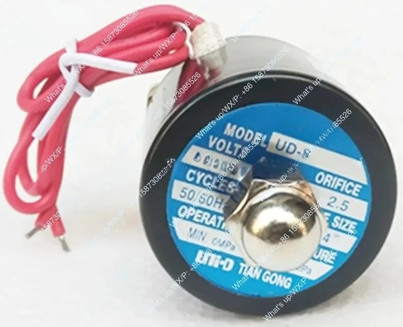 1PCS UNI-D 2-way high-temperature sol-enoid valve UD-8/8H/10H AC220V DC24V 2 water dist-ribution valve g-as valve