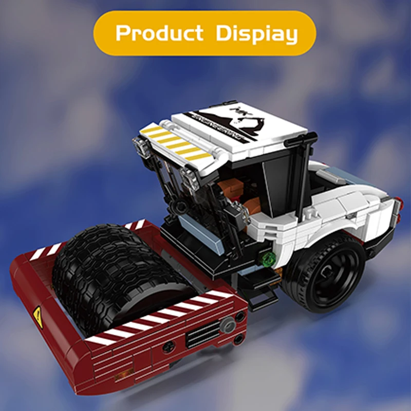 قالب الملك 24084 عرض تستحق أسطوانة الطريق اللبنات مجموعة الطوب الجمعية مع الصندوق الأصلي لعبة هدية الكريسماس للأطفال