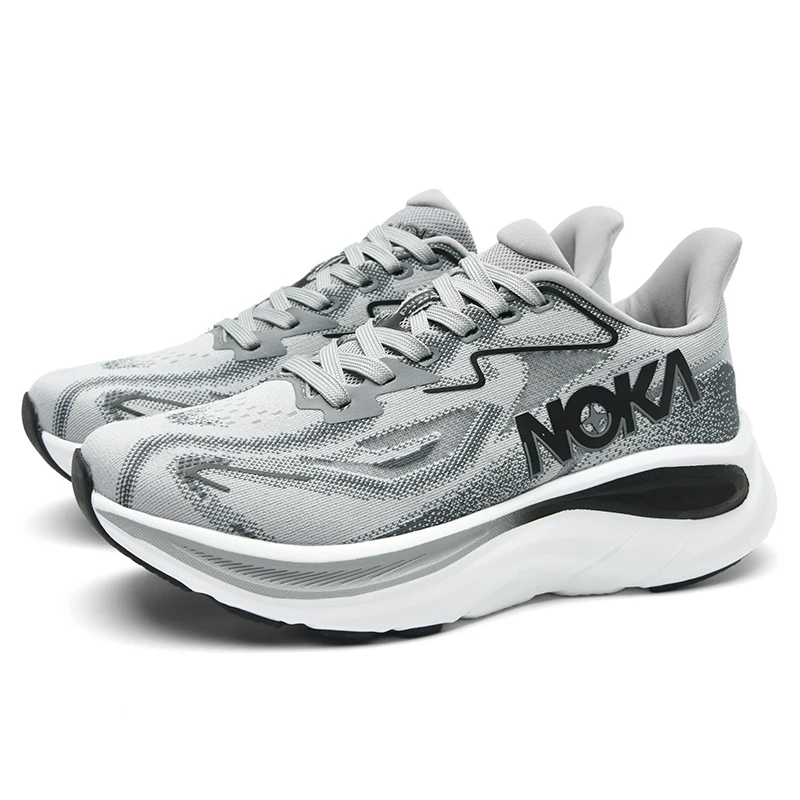 

2025Breathable Running Shoes Men's Casual Sports Shoes Outdoor Thick Bottom Shoes Cross-Border Spring Autumn Mesh Upper Shoes