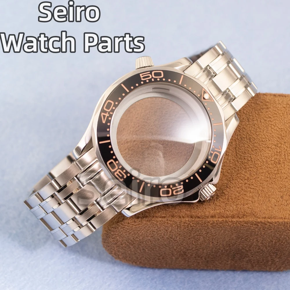

Корпус NH35 41 мм, ремешок из нержавеющей стали для часов Seamaster 300, подходит для Seiko NH35 NH36, автоматический механизм, циферблат 31 мм, водонепроницаемый.