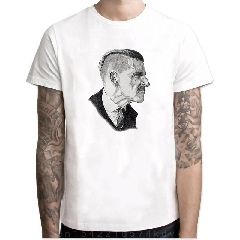 Peaky Blinders T-shirt Shelby Design Fashion Funny High Quality Printing O-Neck Short-Sleeve Cotton Cool Tee Shirts